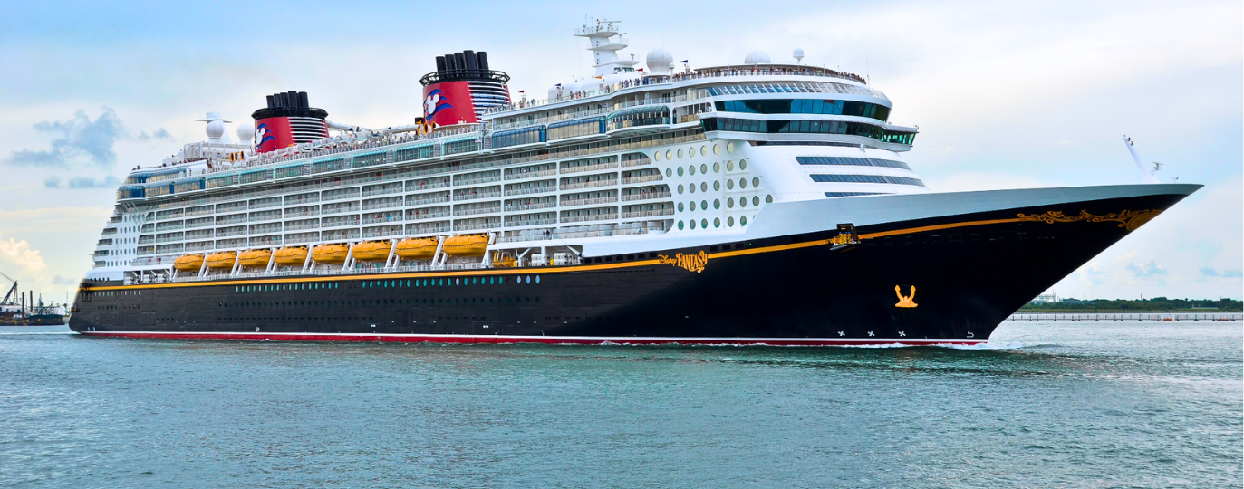 Dinsey Cruises sailing out of Port Canaveral getting ready for the summer season